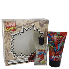 Perfume Masculino Spiderman CX. Presente Marvel Eau de Toilette Shampoo Corporal - 75ml-50ml