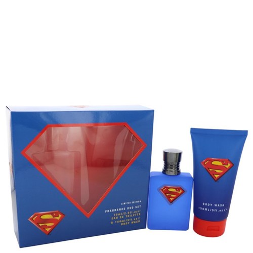 Perfume Masculino Superman Cx. Presente Cep 75 Ml Eau de Toilette + 50 Ml Shampoo Corporal