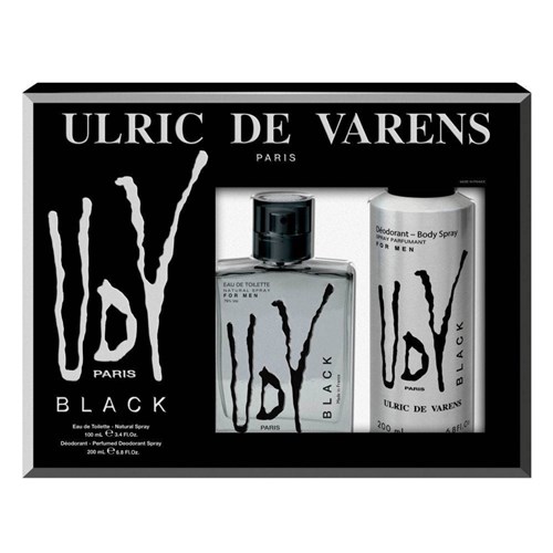 Perfume Masculino Udv Black Edp 100Ml + Desodorante 200Ml
