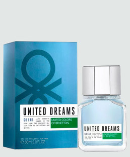 Perfume Masculino United Dreams Go Far Benetton - Eau de Toilette 60ml