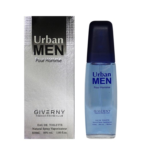 Perfume Masculino Urban Man Pour Homme Edt 30ml Giverny