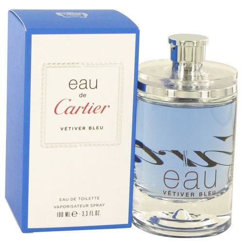 Perfume Masculino Vetiver Bleu (unisex) Cartier 100 Ml Eau de Toilette