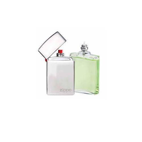 Perfume Masculino Zippo Silver 50ml + Refil 50ml - Perfumax