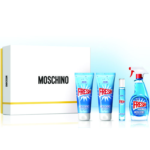 Perfume Moschino Fresh Couture Edt Kit 100 Ml Gel e Loção Corporal
