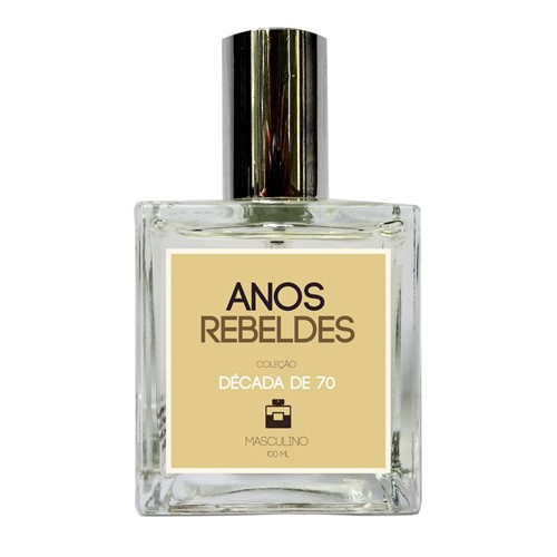 Perfume Natural Masculino Anos Rebeldes Década de 70 100Ml - Coleção D... (100ml)