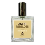Perfume Natural Masculino Anos Rebeldes Década de 70 100ml - Coleção Décadas