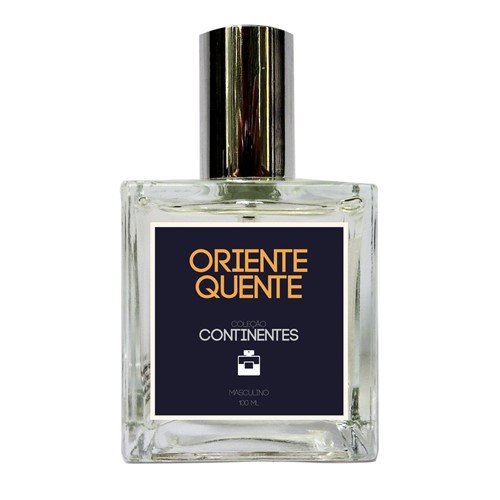 Perfume Natural Masculino Oriente - Quente 100Ml - Coleção Continentes (100ml)