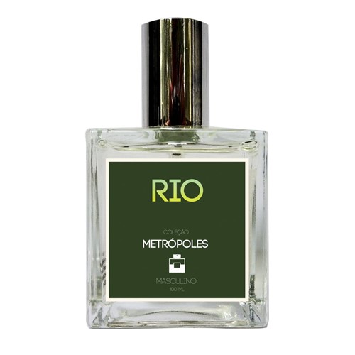 Perfume Natural Masculino Rio 100Ml - Coleção Metrópoles (100ml)