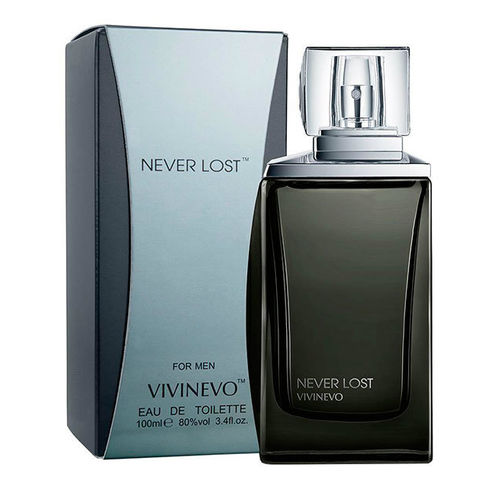 Perfume Never Lost Black Masculino Eau de Toilette 100ml | Vivinevo