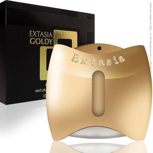 Perfume New Brand Extasia Goldy Eau de Parfum Feminino 100ML