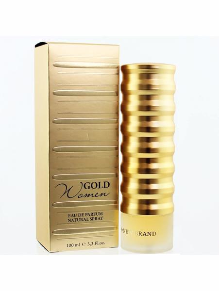 Perfume New Brand Gold Women 100ml Feminino