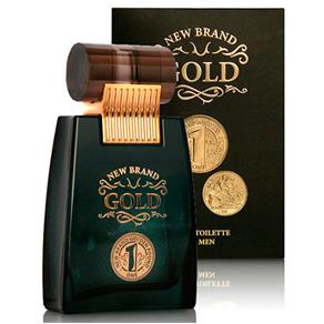 Perfume New Brand Prestige Gold Masculino