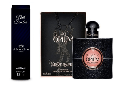 Perfume - Nuit Sombre (Ref. Black Opium) 15Ml