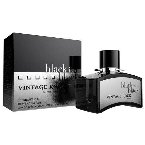 Perfume Nuparfums Black Is Black Vintage Rock Edt M 100ml
