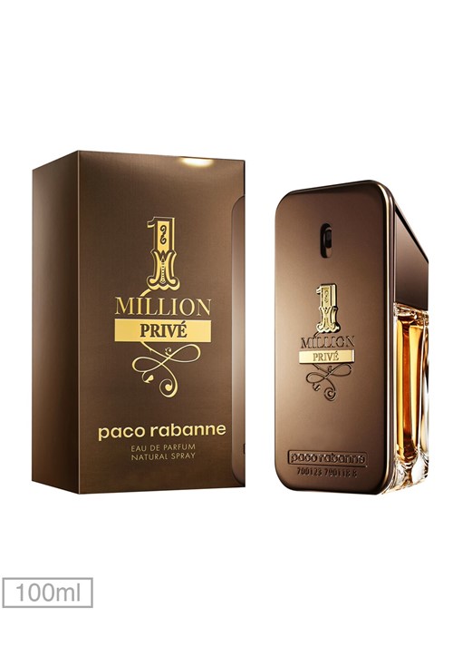 Perfume One Million PrivÃ© Paco Rabanne 100ml - Incolor - Masculino - Dafiti