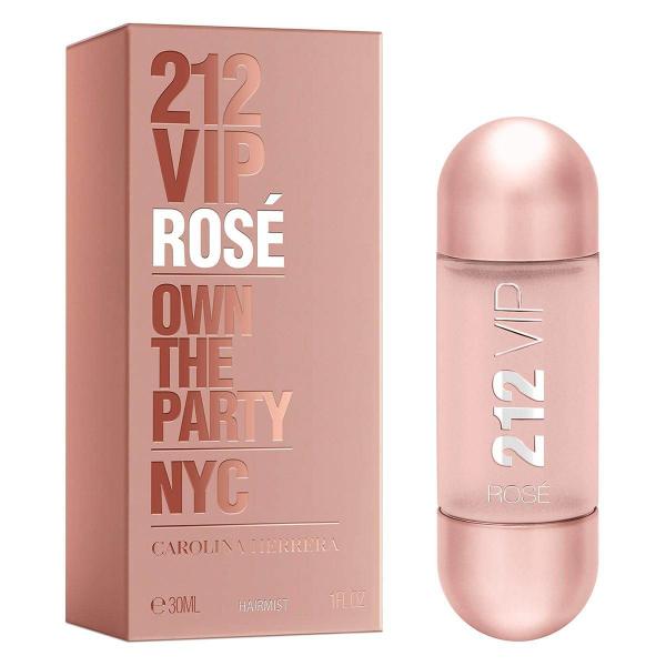 Perfume para Cabelo 212 Vip Rosé Hair Mist Feminino 30ml - Carolina Herrera