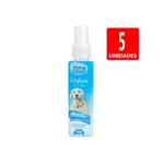 Perfume Para Cães E Gatos Macho Pet Clean 120 ml Pós Banho 5un