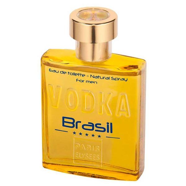 Perfume Paris Elysees Vodka Brasil Amarelo Eau de Toilette 100ml - Parys Elysees