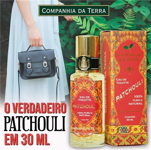 Perfume Patchouli 30 Ml Companhia da Terra