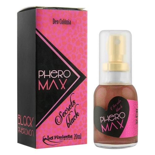Perfume Phero Max Secrets Black 20Ml - La Pimenta