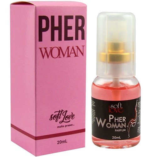 Perfume Pherwoman Soft Love Feminino 20Ml (Pink)