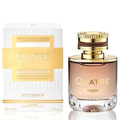 Perfume Quatre Absolu de Nuit Pour Femme Feminino Boucheron Eau de Parfum 50ml