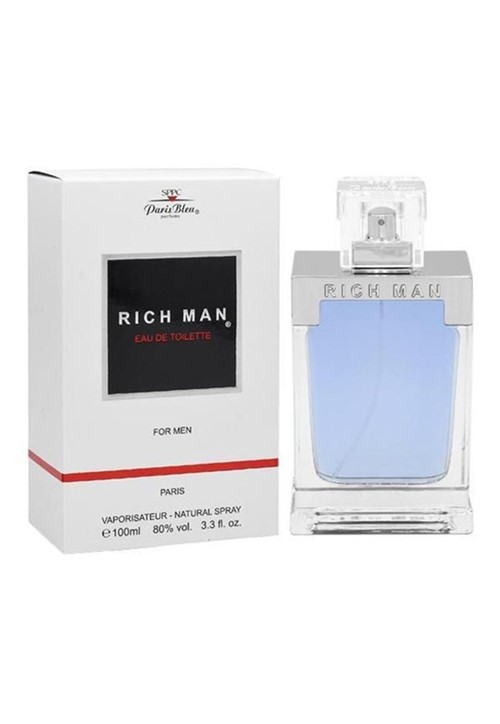 Perfume Rich Man Masculino Edt 100 Ml Paris Bleu