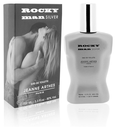 Perfume Rocky Man Silver - Jeanne Arthes - Eau de Toilette (100 ML)