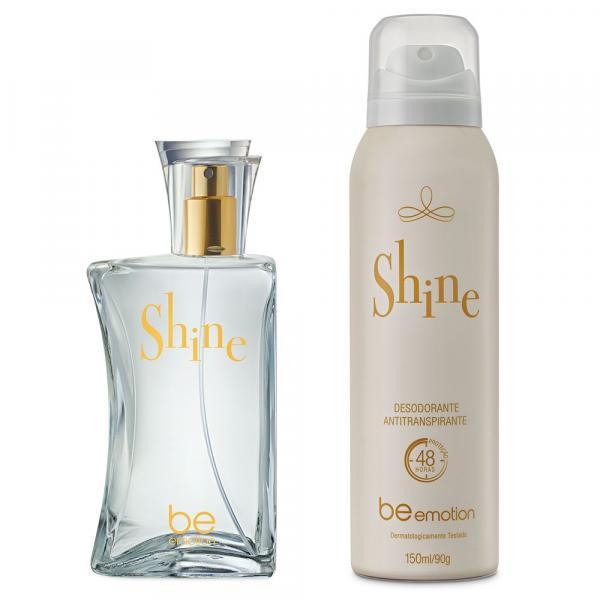 Perfume Shine Be Emotion + Desodorante Antitranspirante 48h Shine Be Emotion
