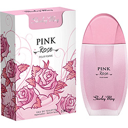 Perfume Shirley May Pink Rose Feminino Eau de Toilette 100ml