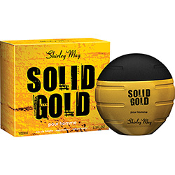 Perfume Shirley May Solid Gold Masculino Eau de Toilette 100ml