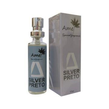 Perfume Silver Preto 17ml Amei Cosméticos