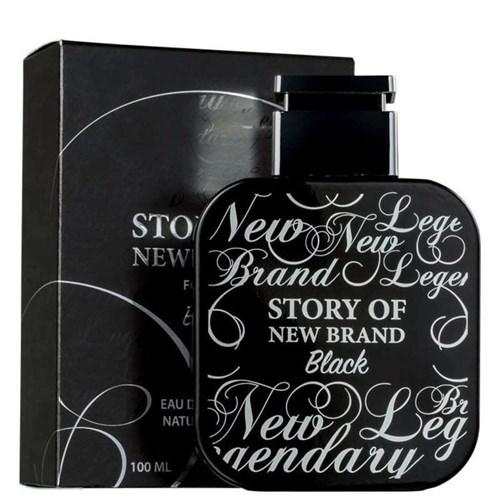 Perfume Story Of New Brand Black - New Brand - Masculino - Eau de Toi... (100 ML)