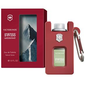 Perfume Swiss Unlimited Eau de Toilette Masculino Rubber - Swiss Army - 30 Ml