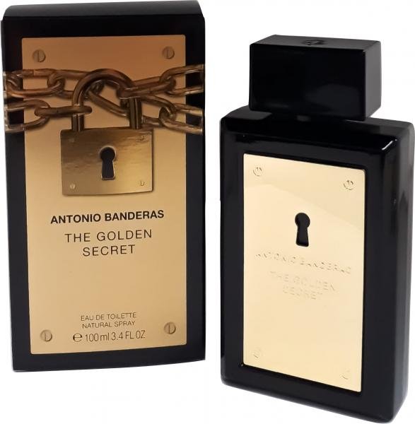 Perfume The Golden Secret Antonio Banderas Edt Masculino 100ml - Antonio Bandeiras