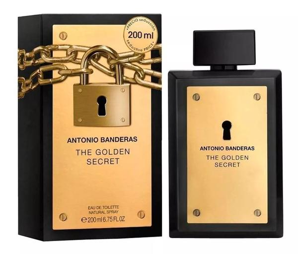 Perfume The Golden Secret Edt 200ml Masculino + Amostra de Brinde - Antonio Banderas