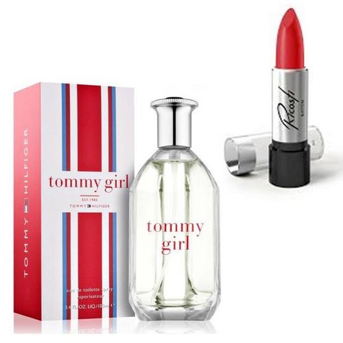 Perfume Tommy Girl Feminino 100ml com Batom Ricosti Cor Madame