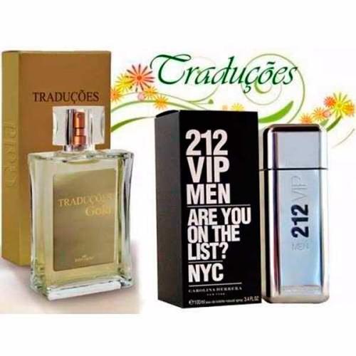 Perfume Traduções Gold N62 Hinode -212 Vip Men 100ml