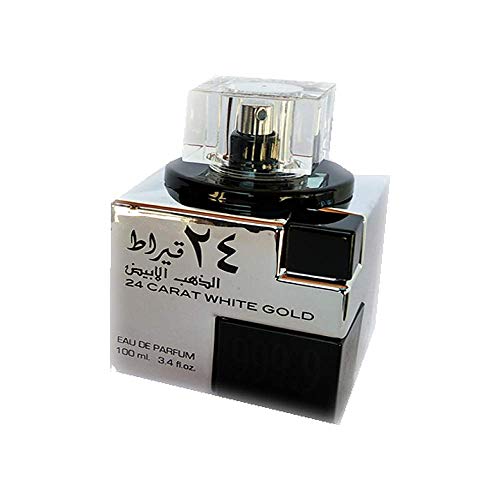 Perfume Unissex 24 Carat White Gold 100 Ml - Eau de Parfum - Lattafa