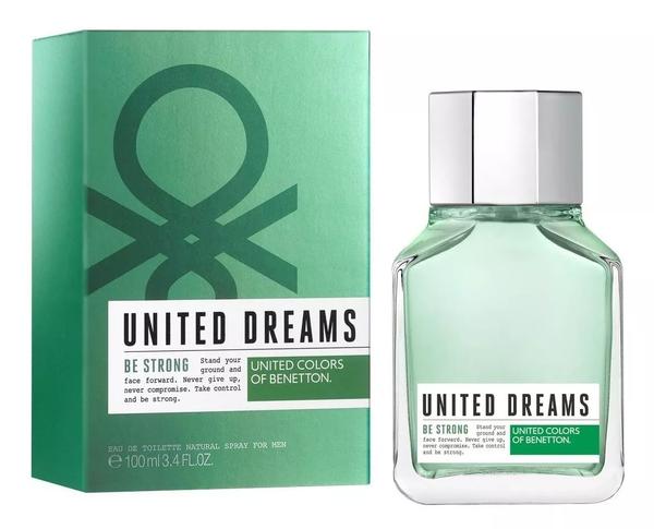 Perfume United Dreams Be Strong 100ml Masculino + Amostra - Benetton