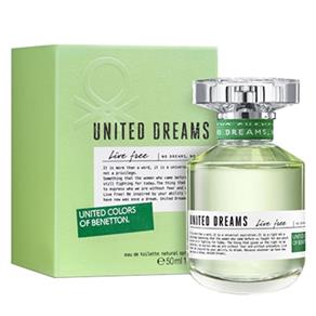 Perfume United Dreams Live Free EDT Feminino Benetton - 50 Ml