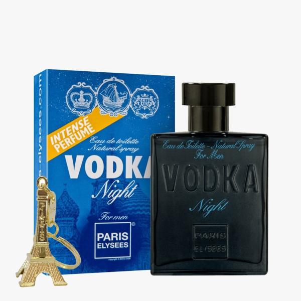 Perfume Vodka Night 100ml Edt Paris Elysees e Brinde Especial