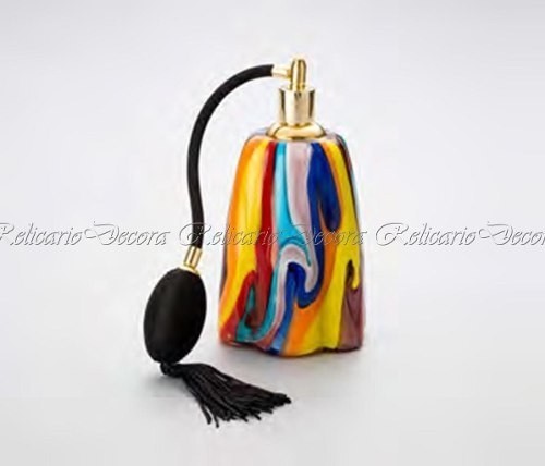 Perfumeiro Todo Colorido com Borrifador Lindo Design