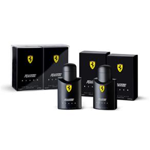 2 Perfumes Coffret Ferrari Black Duo Eau de Toilette Masculino - 75ml
