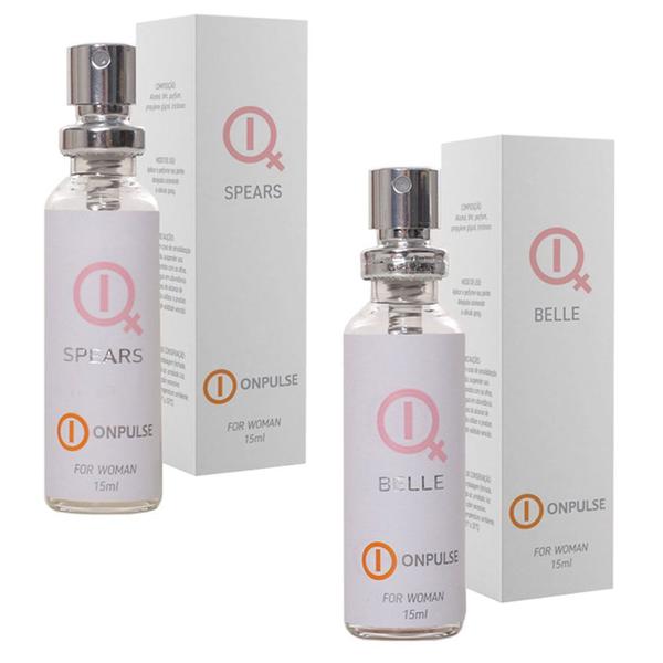Perfumes Onpulse Spears e Belle Femininos Inspiração Importado 15 Ml