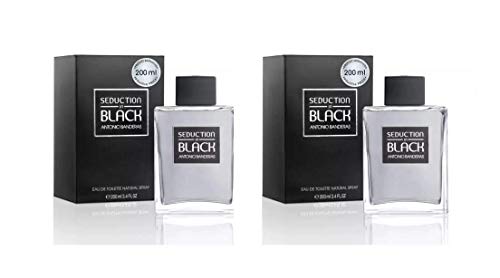 2 Perfumes Seduction In Black Antonio Banderas 200 Ml
