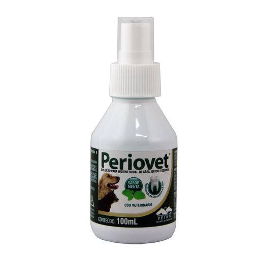 Periovet Spray Higiene Bucal Cães e Gatos 100ml - Vetnil