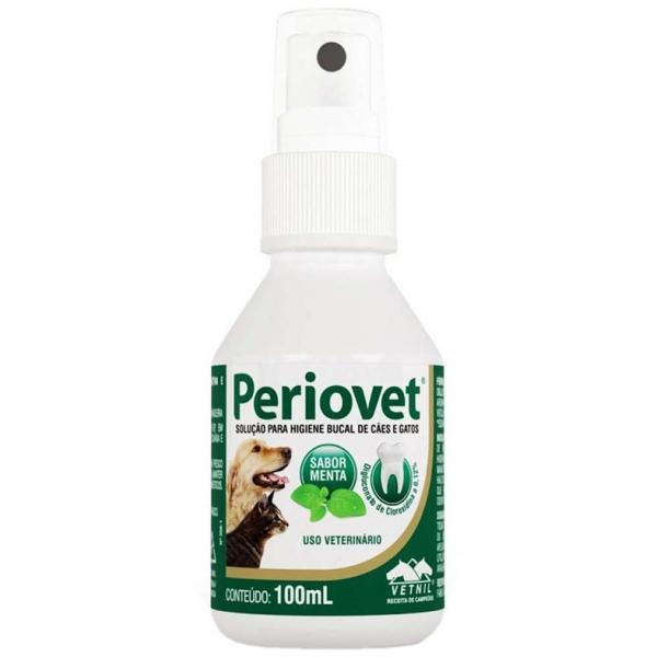 Periovet Spray Vetnil Solução para Higiene Bucal 100ml