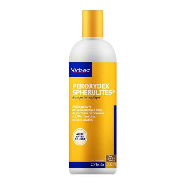 Peroxydex Spherulites 500 Ml - Virbac - Shampoo Dermatológico