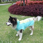 Pet alta visibilidade Raincoat Jacket Reflective Stripes Para m¨¦dias e grandes Dog